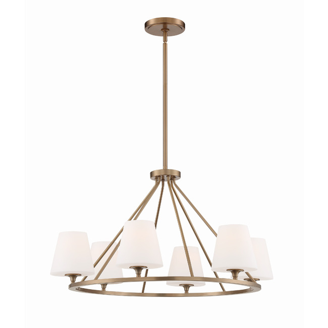 Keenan Round Chandelier by Crystorama