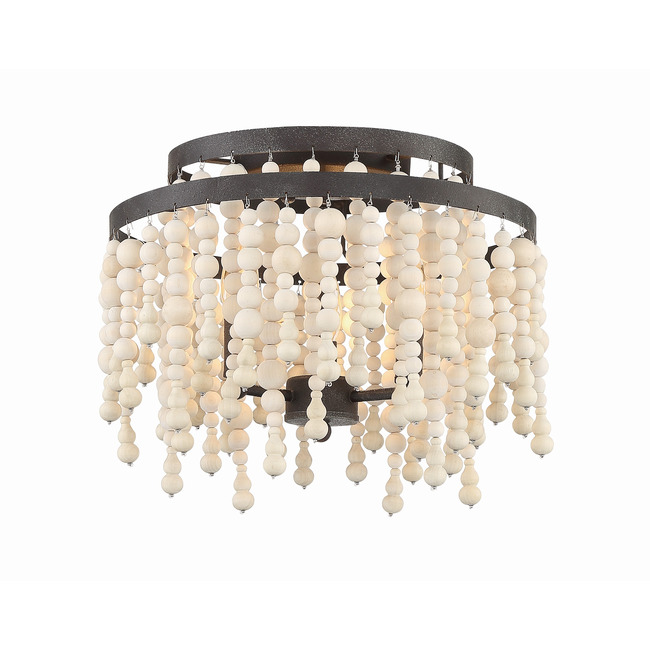 Poppy Semi Flush Ceiling Light by Crystorama