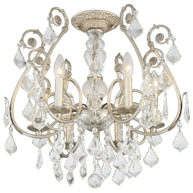 Regis Semi Flush Ceiling Light by Crystorama