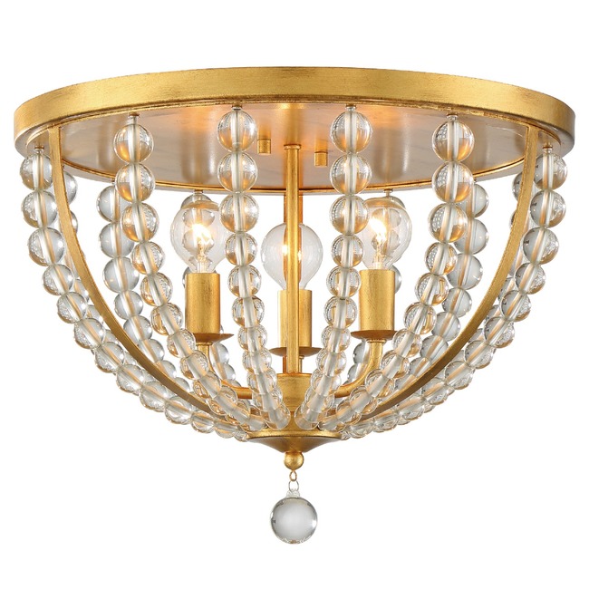 Roxy Semi Flush Ceiling Light by Crystorama