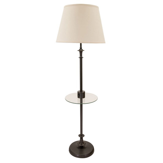 Randolph Floor Lamp with Table by House Of Troy