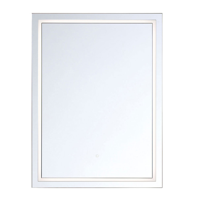 Rectangle Mirror with Light by Eurofase