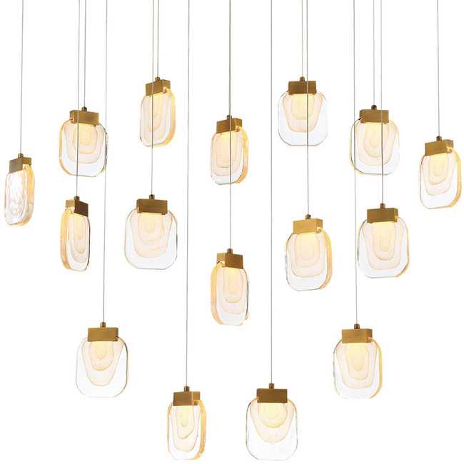 Paget Oval Chandelier by Eurofase