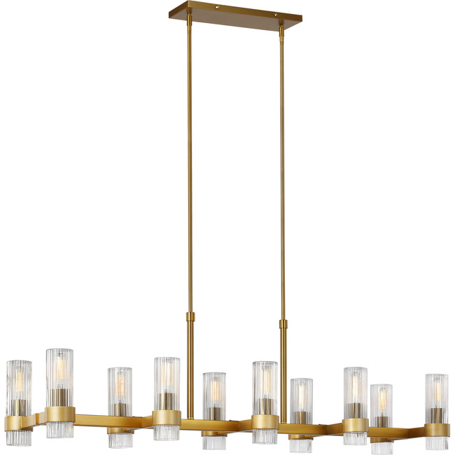 Geneva Linear Chandelier by Visual Comfort Studio