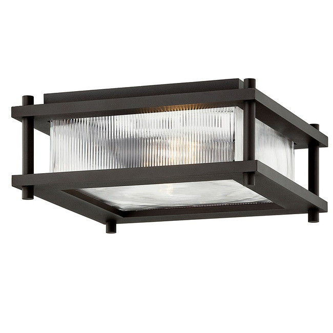 James Bay Outdoor Flush Ceiling Light by Troy Lighting