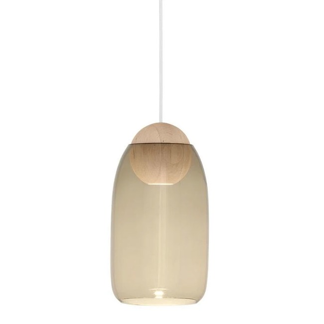 Liuku Ball Pendant with Glass Shade by Mater Design