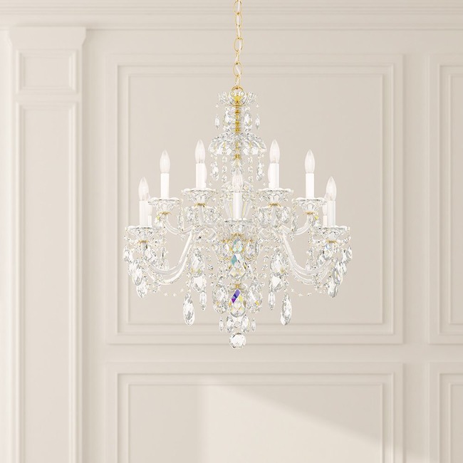 Sterling Chandelier by Schonbek Signature