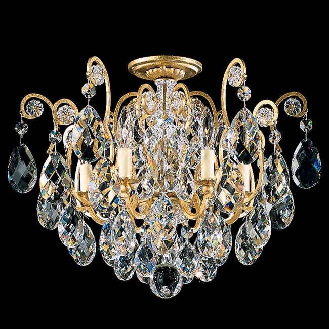 Renaissance Semi Flush Ceiling Light Fixture by Schonbek Signature