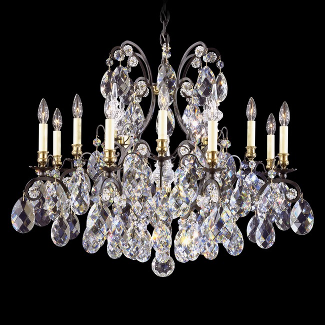 Renaissance Wide Chandelier by Schonbek Signature