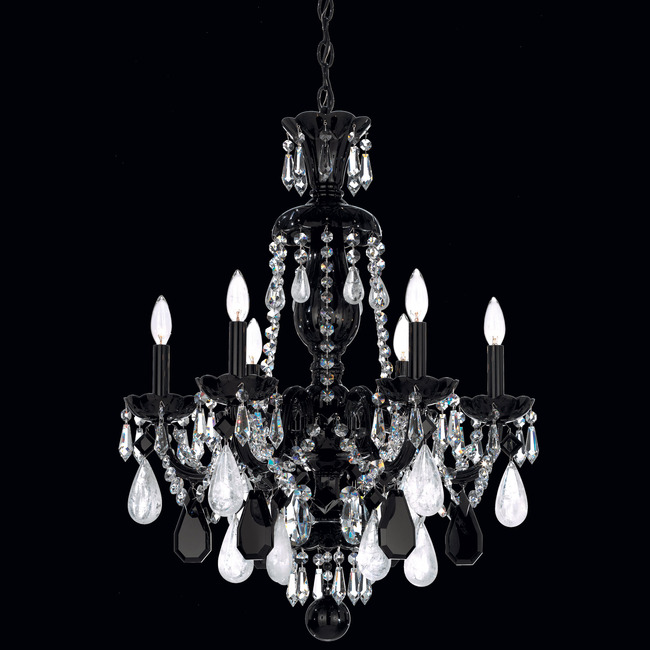 Hamilton Rock Crystal Chandelier by Schonbek Signature