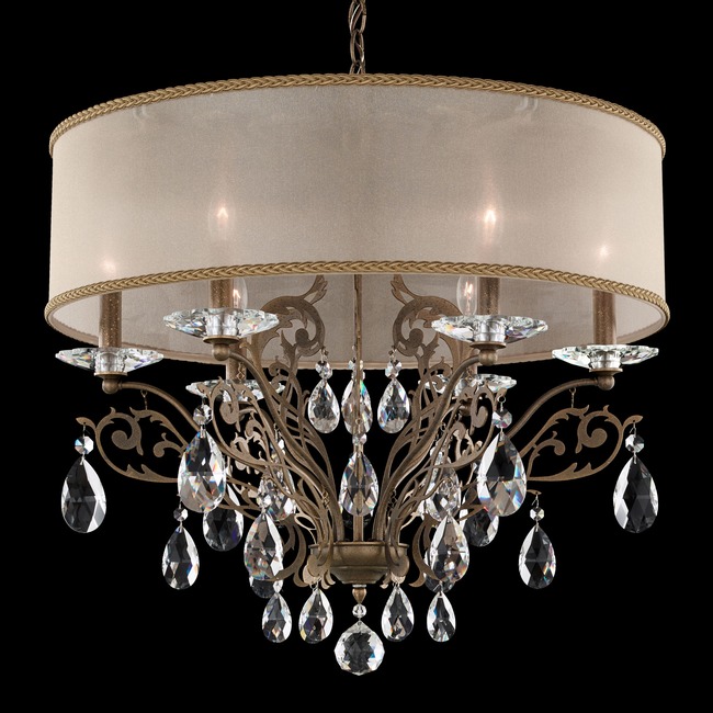 Filigrae Shaded Chandelier by Schonbek Signature