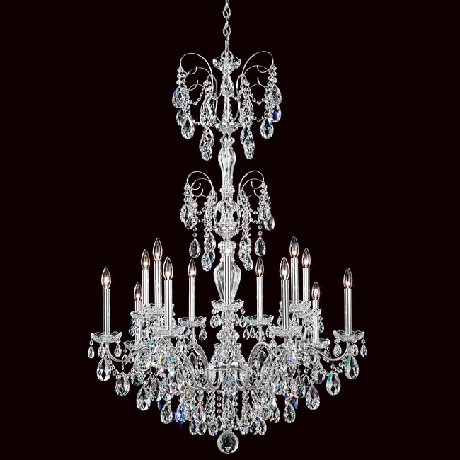 Sonatina Tall Chandelier by Schonbek Signature