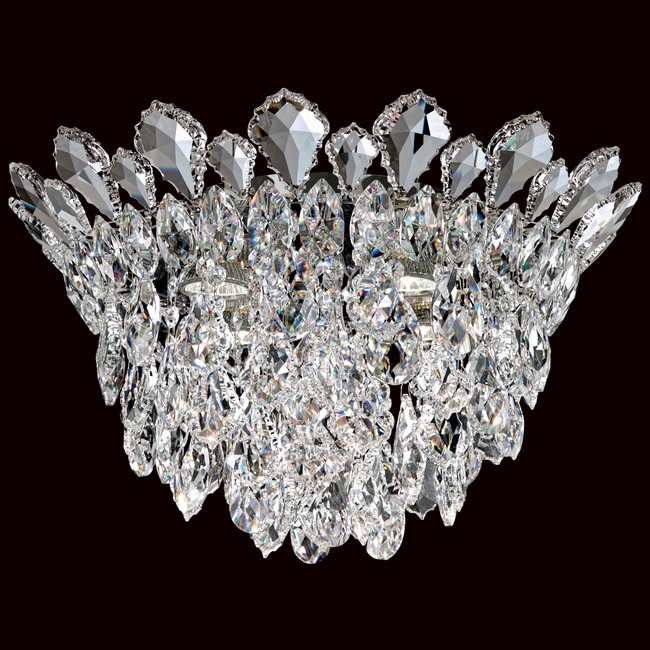 Trilliane Strands Crown Ceiling Light by Schonbek Signature