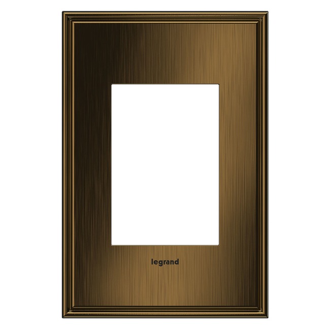 Adorne Metal 1-Gang Plus Size Wall Plate by Legrand Adorne