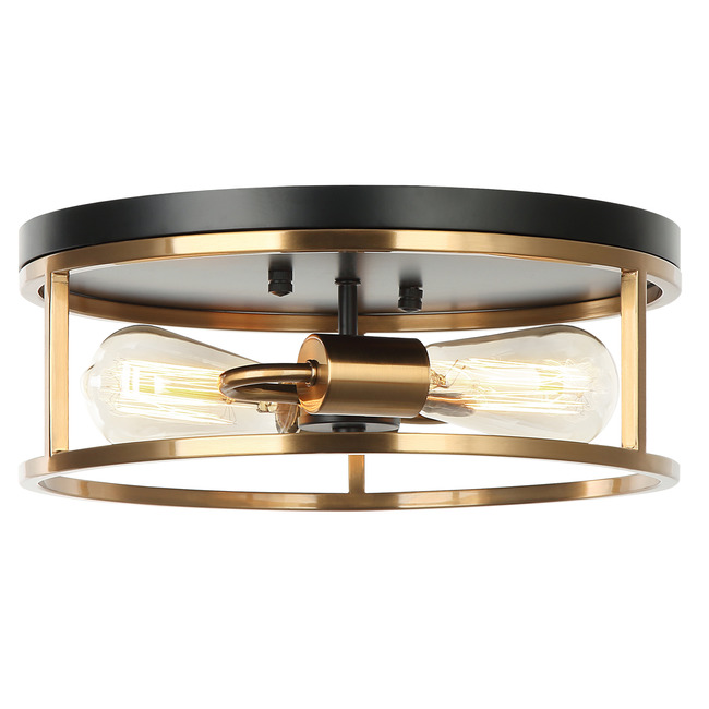 Clarke Round Flush Ceiling Light by Matteo Lighting