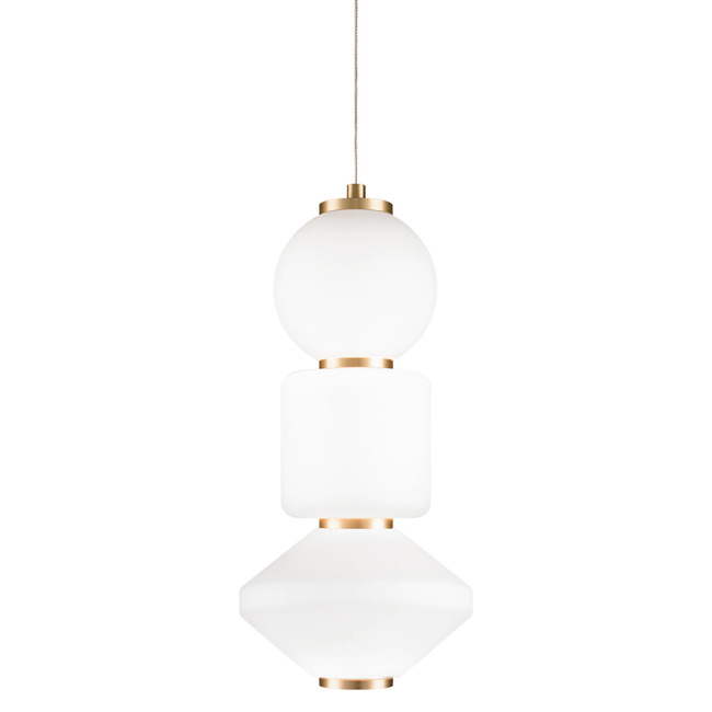 Dango Mixed Glass Pendant by Matteo Lighting