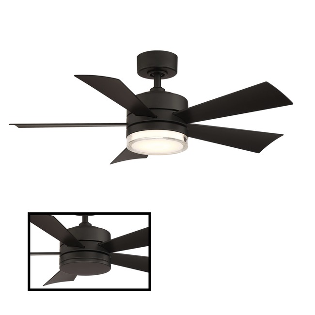 Wynd DC Ceiling Fan with Light by Modern Forms