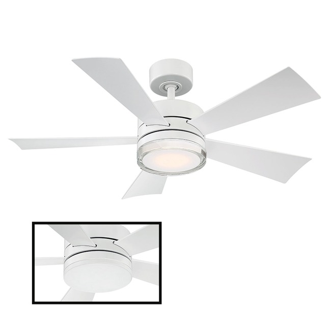 Wynd DC Ceiling Fan with Light by Modern Forms