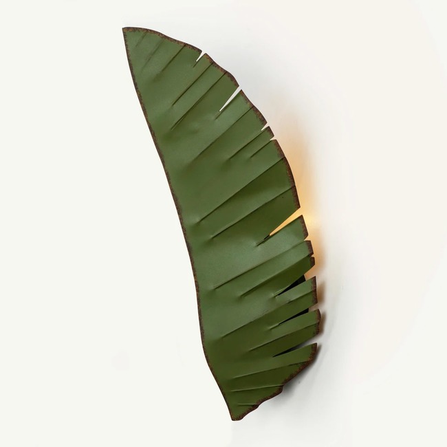 Banana Leaf Tall Wall Sconce by Varaluz