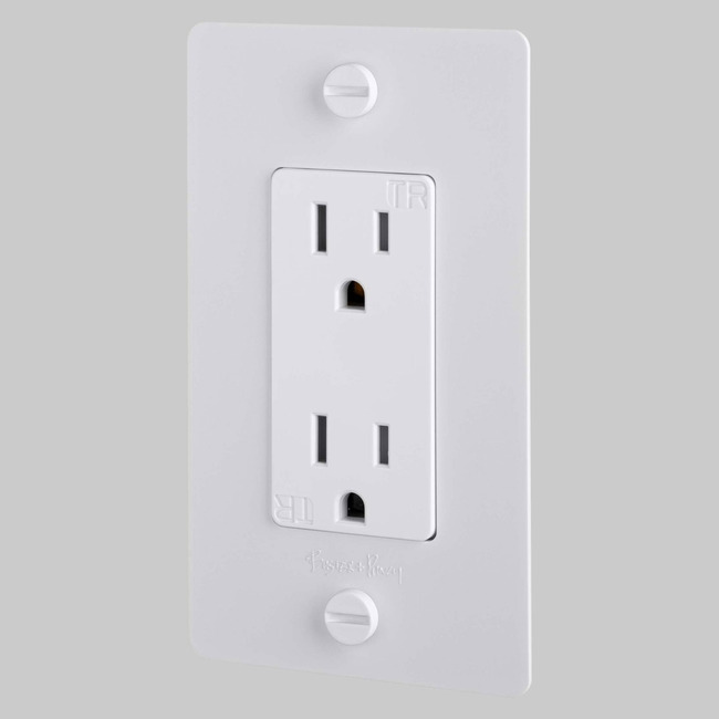 Buster + Punch Polycarbonate Complete Duplex Outlet by Buster + Punch