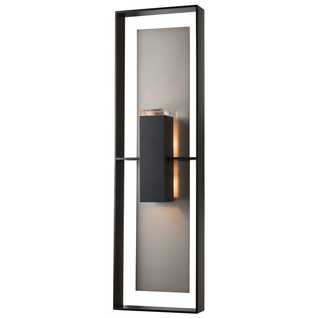 Shadow Box Tall Outdoor Wall Sconce by Hubbardton Forge