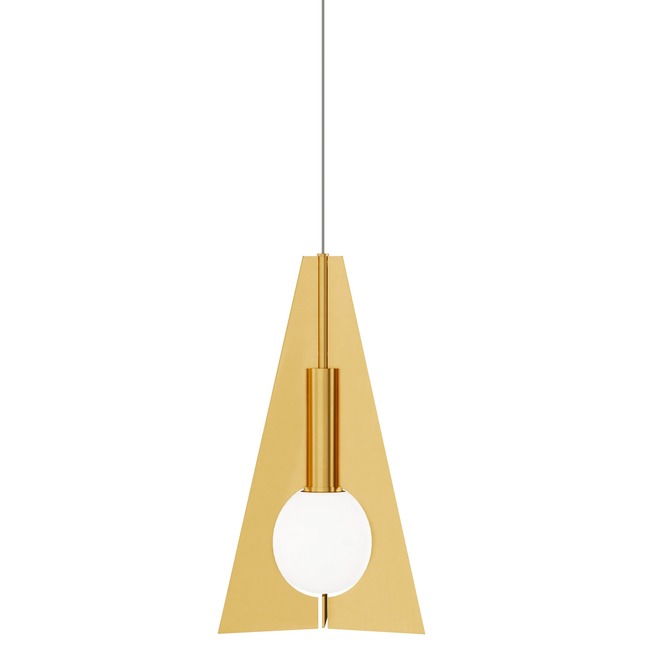 Orbel Pyramid Mini Freejack Pendant - Floor Model by Visual Comfort Modern