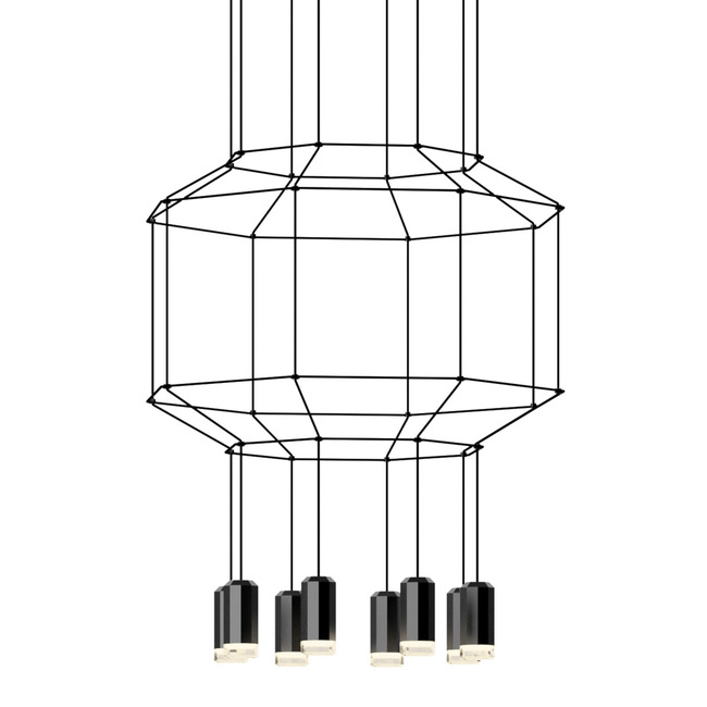 Wireflow Octagonal Pendant by Vibia