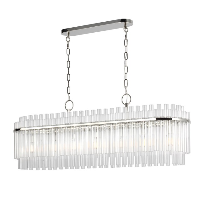 Beckett Linear Chandelier by Visual Comfort Studio