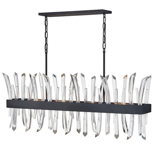 Revel Linear Chandelier by Fredrick Ramond