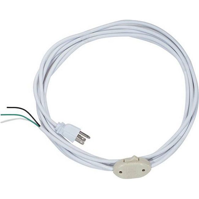 Monorail 16 FT Cord W / Inline Switch And Plug  by Visual Comfort Modern