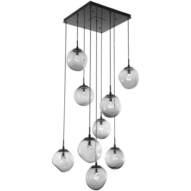 Aster Gem Square Multi Light Pendant by Hammerton Studio