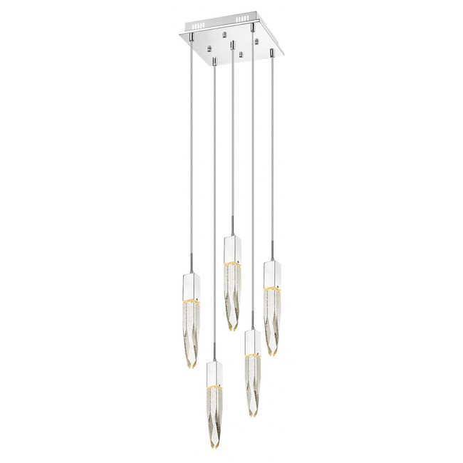 Aspen 5LT Square Multi Light Pendant by Avenue Lighting