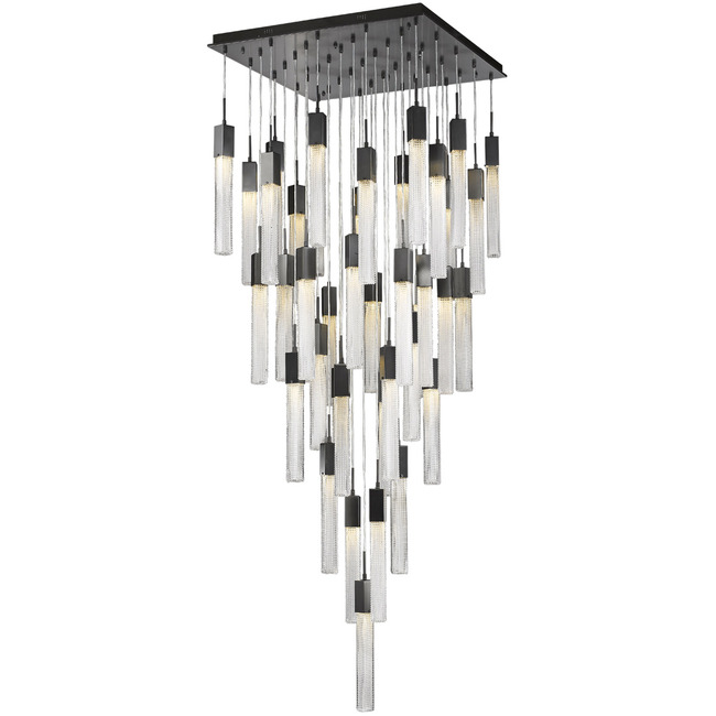 Boa Square Multi Light Pendant by Avenue Lighting