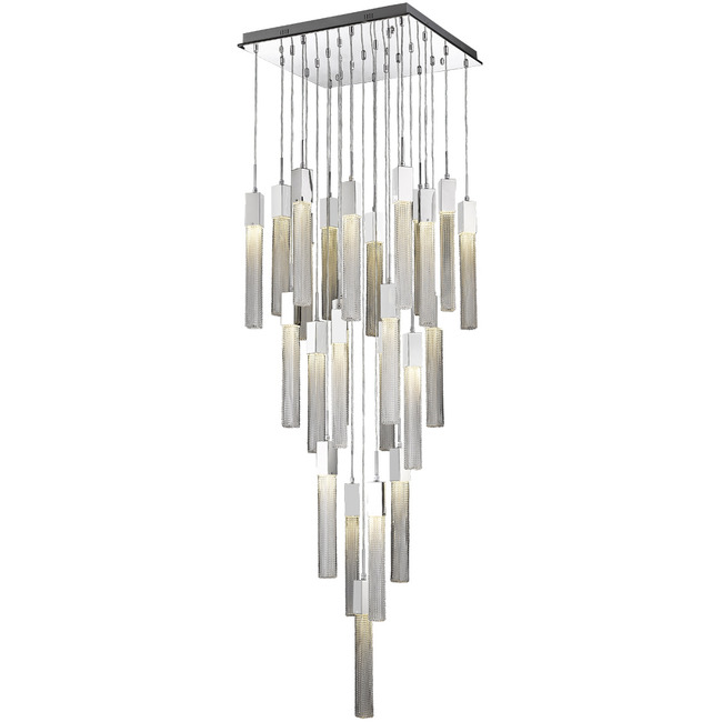 Boa Square Multi Light Pendant by Avenue Lighting