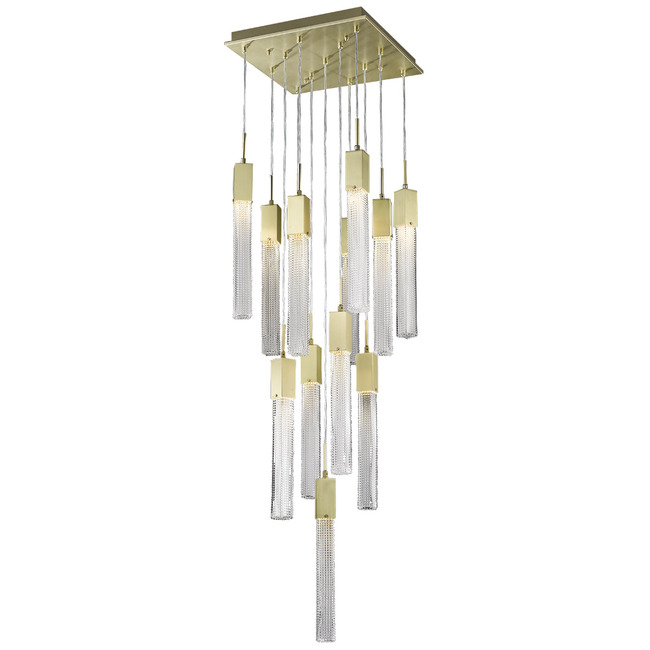 Boa Square Multi Light Pendant by Avenue Lighting