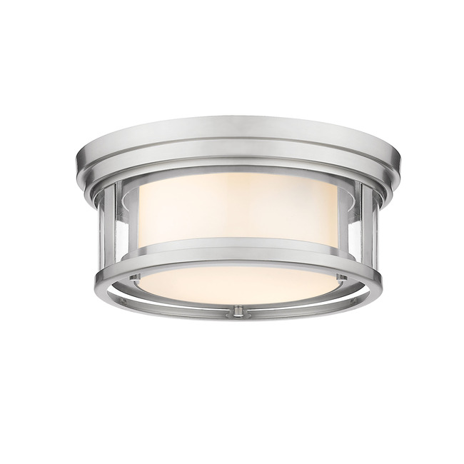 Willow Round Ceiling Flush Light by Z-Lite