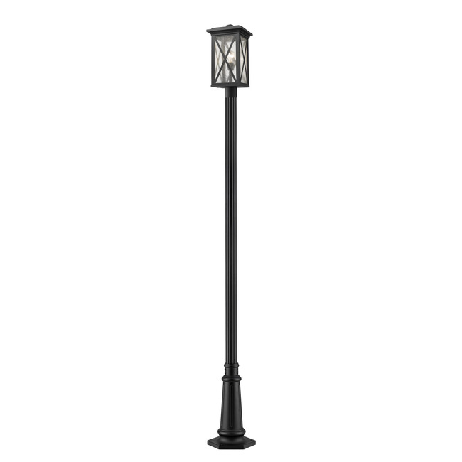 Brookside Outdoor Post Light with Round Post/Tapered Base by Z-Lite