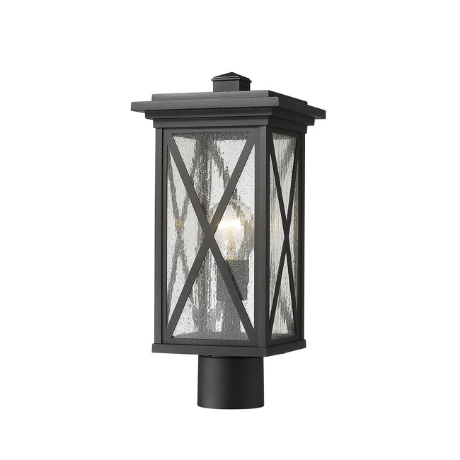 Brookside Outdoor Post Light with Round Fitter by Z-Lite