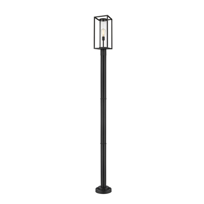 Dunbroch Outdoor Post Light with Round Post/Stepped Base by Z-Lite