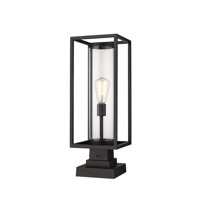 Dunbroch Outdoor Pier Light with Square Stepped Base by Z-Lite