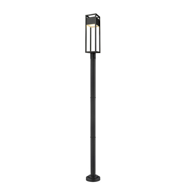 Barwick Outdoor Post Light with Round Post/Stepped Base by Z-Lite