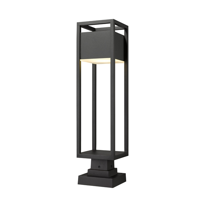 Barwick Outdoor Pier Light with Square Stepped Base by Z-Lite