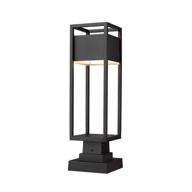 Barwick Outdoor Pier Light with Square Stepped Base by Z-Lite