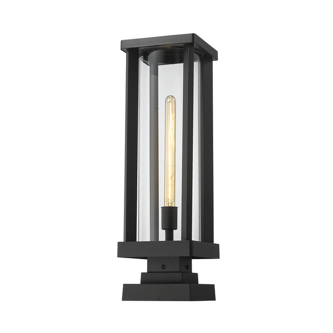 Glenwood Outdoor Pier Light with Square Stepped Base by Z-Lite
