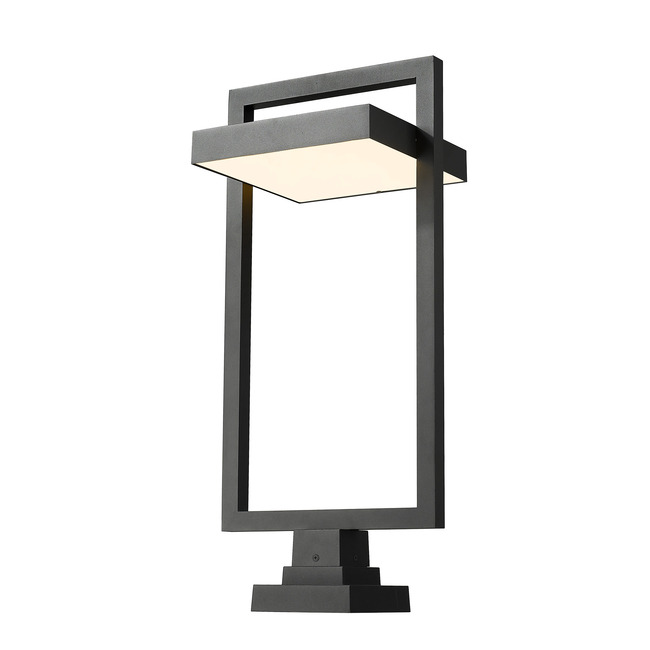 Luttrel Outdoor Pier Light with Square Stepped Base by Z-Lite