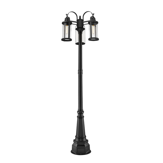 Roundhouse 3 Light 564 Outdoor Pole Light by Z-Lite