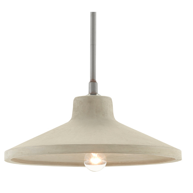 Stonemoss Cone Pendant by Currey and Company