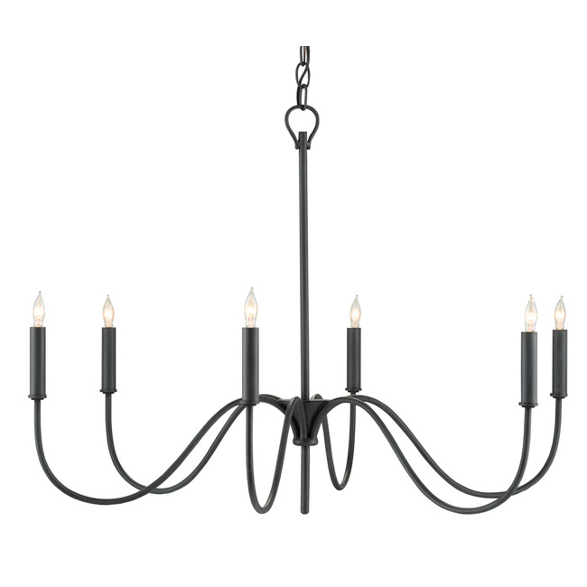 Tirrell Chandelier by Currey and Company