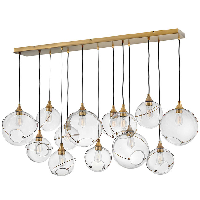 Skye Linear Cluster Chandelier by Hinkley Lighting