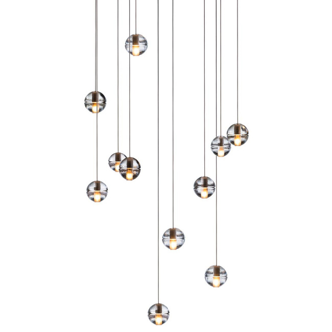 Series 14 Random Rectangle Multi Light Pendant by Bocci